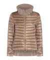 Herno Padded Jackets With Hood And Elastic Cuffs In Brown