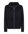 Herno Zippered Sweater In Black