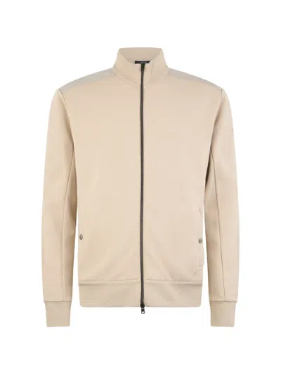 Herno Zip-up Bomber Jacket In Neutral