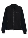 Herno Zip-up Collared Jacket In Black