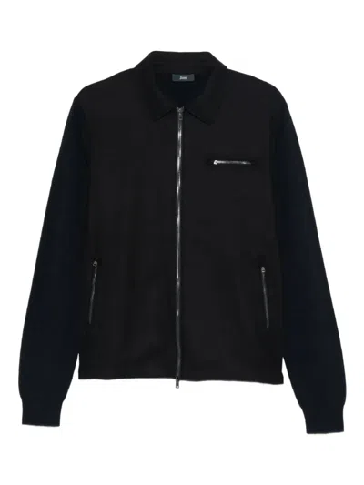 HERNO HERNO  ZIP-UP COLLARED JACKET