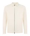 Herno Zip-up Collared Jacket In White