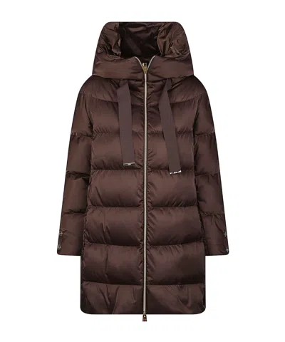 HERNO ZIP-UP DRAWSTRING DOWN JACKET
