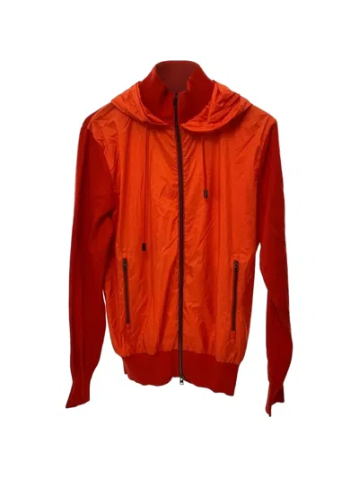 Herno Zip-up Drawstring Hooded Jacket In Black