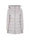 Herno A-shape Chamonix Jacket In Purple