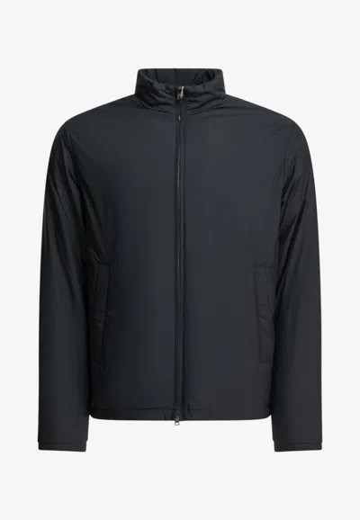 Herno Zip-up Lightweight Padded Jacket In Blue