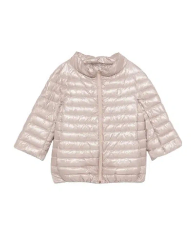 Herno Zip-up Padded Jacket In Neutral