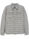 Herno Quilted Jacket In Gray