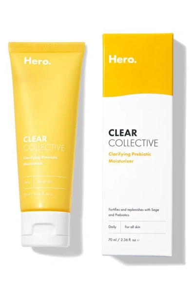 Hero Clear Collective Clarifying Prebiotic Moisturizer In Yellow