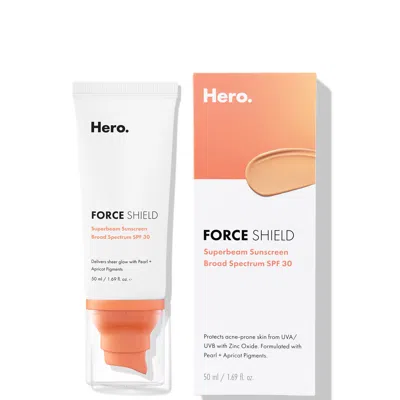 Hero Cosmetics Force Shield Superbeam Sunscreen Spf 30 50ml In White