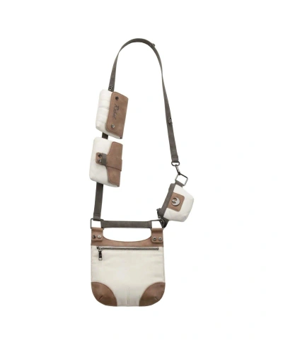 Heroes & Villains Women's Star Wars Princess Leia Convertible Utility Belt And Crossbody Bag In White