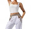 Heroine Sport Dalia High Support Top In White In White