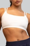 Heroine Sport Duo Racerback Sports Bra In White