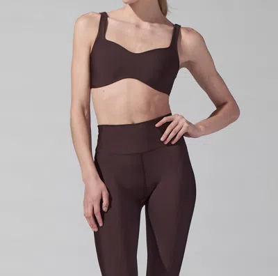 Heroine Sport Harlow Luxurious Bra In Oak In Brown