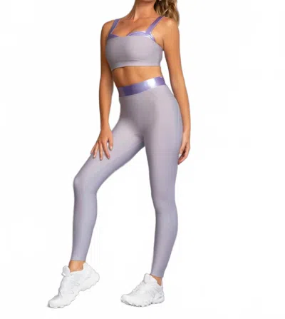 Heroine Sport Lina Active Legging In Steel In Blue