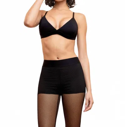 Heroine Sport Little Base Sleek Sports Bra In Black