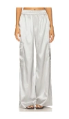 Heroine Sport Satin Cargo Pants In White