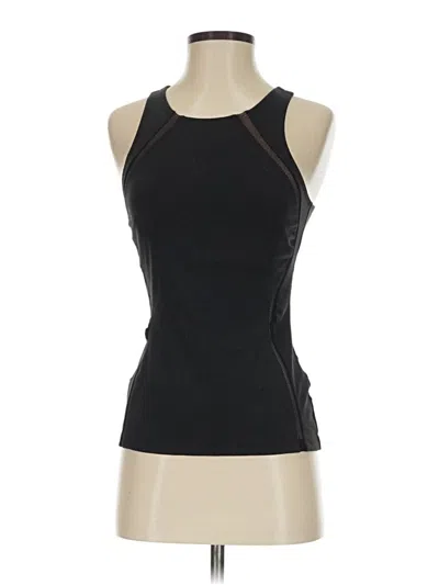 Pre-owned Heroine Sport Tank Top Black Halter Neckline Tops
