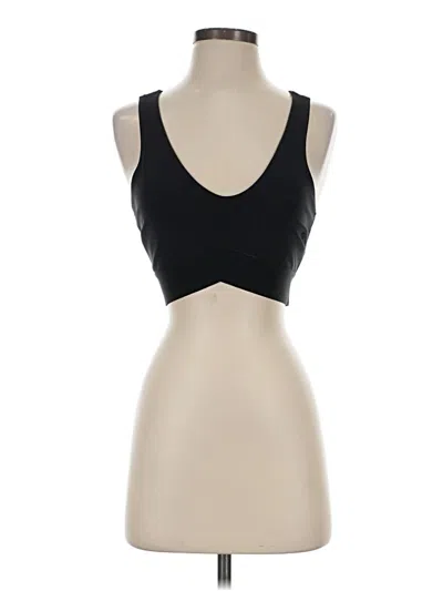 Pre-owned Heroine Sport Tank Top Black Strapless Neckline Tops