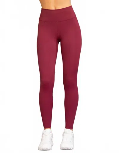 Heroine Sport Vital High-performance Legging In Plum In Red