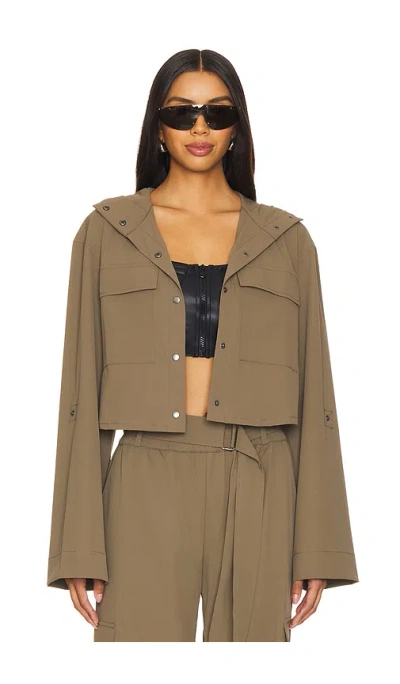 Heroine Sport X Mona Kattan Ava Jacket In 사파리