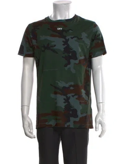 Pre-owned Heron Preston 2019 Camo T-shirt In Green