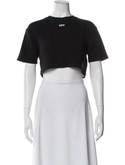 Pre-owned Heron Preston 2021 Crew Neck Crop Top In Blue