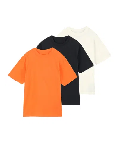 Heron Preston Nf Ex-ray Tripack 3 Pack T-shirt In Orange