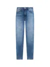 Heron Preston 5 Pockets Slim Fit Jeans In Blue