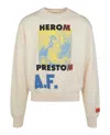 Heron Preston Stretch Cotton Graphic Pullover In Multi