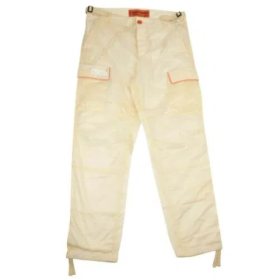 Pre-owned Heron Preston Beige Parachute Cargo Pants Size S $985