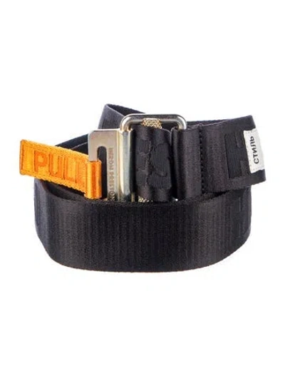 Pre-owned Heron Preston Belt In Black