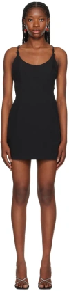 Heron Preston Black Barbedwire Minidress In Black