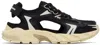 Heron Preston Black Block Stepper Sneakers In Black Black