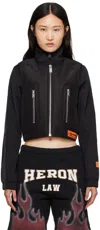 Heron Preston Zipper Vest Style Cotton Jacket In Black No C