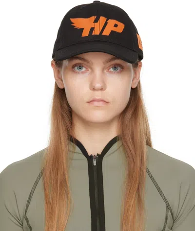 Heron Preston Fly Cap In Black Orange