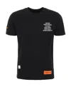Heron Preston Black Printed T-shirt In Black