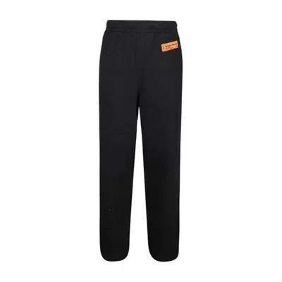 HERON PRESTON BLACK SWEATPANTS