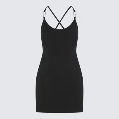 Heron Preston Black Viscose Blend Stretch Dress