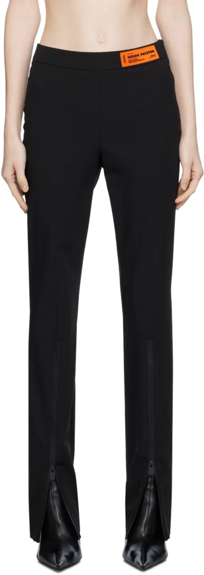 Heron Preston Black Zip Lounge Pants