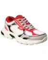 HERON PRESTON BLOCK STEPPER MESH & LEATHER SNEAKER