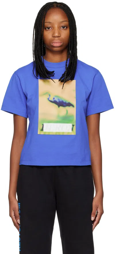 Heron Preston Blue Heron Censored T-shirt