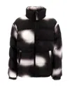 Heron Preston Blurred Puffer Jacket In Black