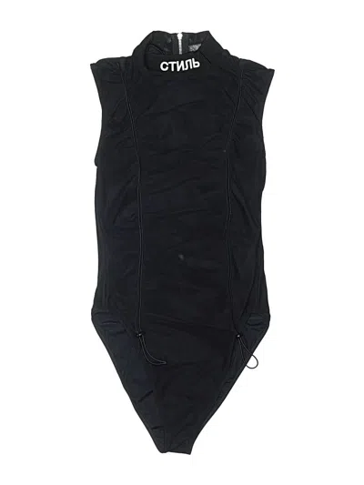 Pre-owned Heron Preston Bodysuit In Black