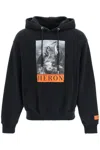Heron Preston Graphic-print Hoodie In Black Black (black)