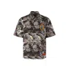 Heron Preston Camouflage-print Bowling Shirt