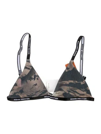 Pre-owned Heron Preston Camouflage Print Top W/ Tags In Multicolor