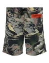 HERON PRESTON HERON PRESTON CAMOUFLAGE SWIMSHORTS MAN SWIM TRUNKS MULTICOLORED SIZE XL POLYESTER