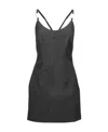 Heron Preston Carabiner Mini Dress In Black