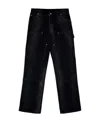 Heron Preston Carpenter Straight-leg Jeans In Black